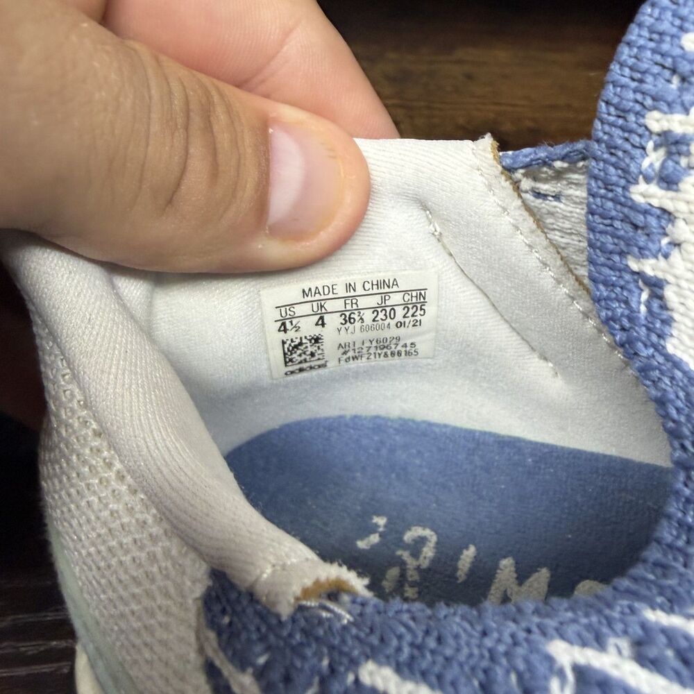 Size 4.5 - Adidas Ultraboost 6.0 DNA Non Dyed Crew Blue (GS) (6-6.5W) - Picture 6 of 6